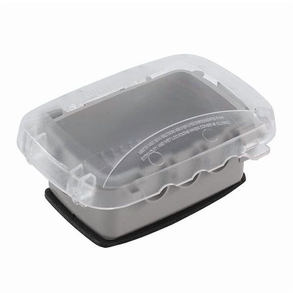 Intermatic Electrical Box Cover, 1 Gang, UV Stabilized Polycarbonate WP5000C