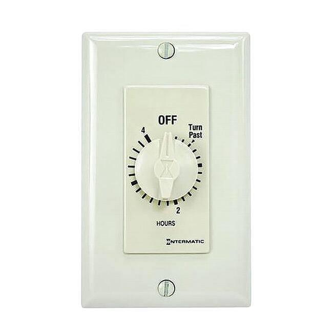 Intermatic Spring-Wound Timer, Ivory, 277V AC FD34H - Walmart.com