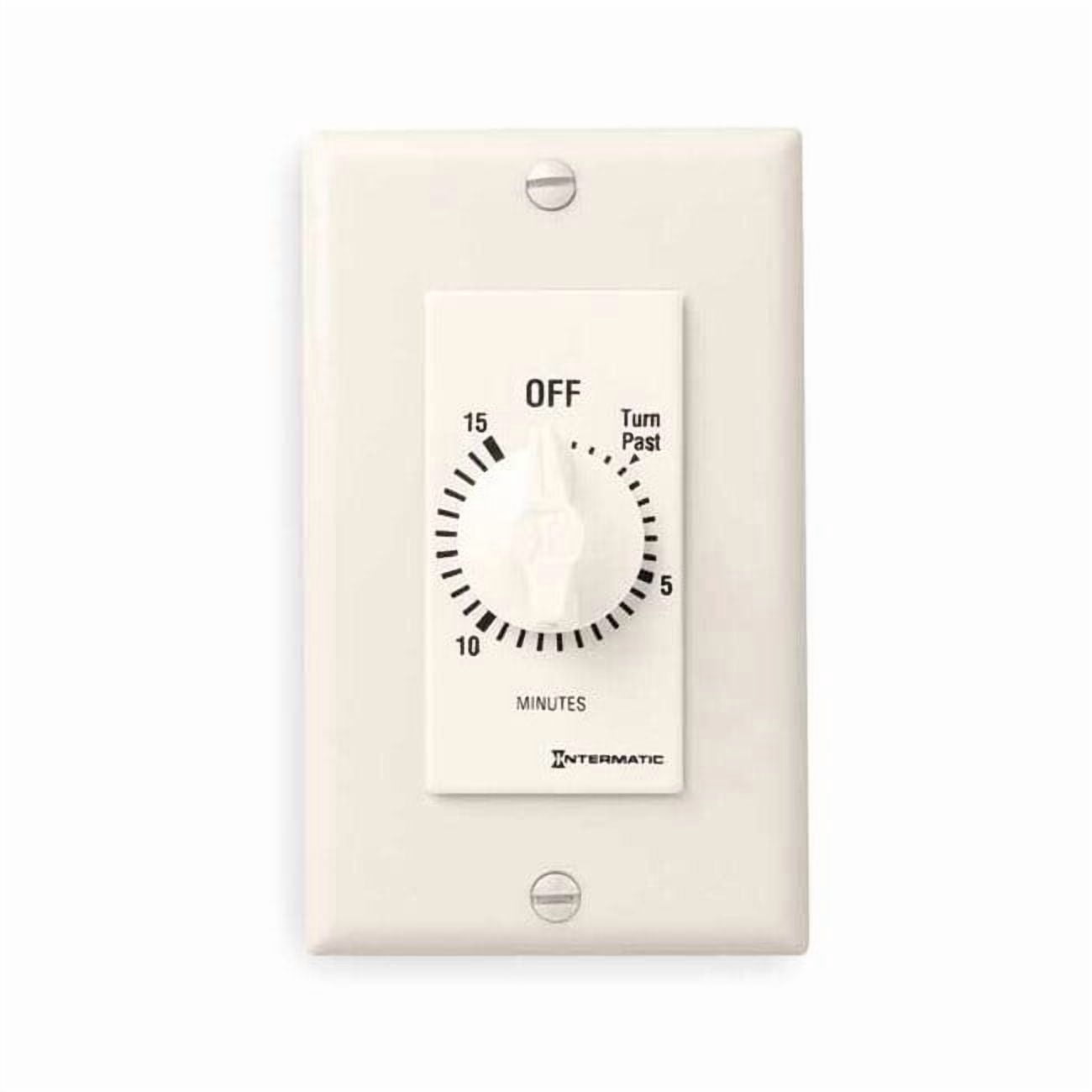 Intermatic Timer,Spring Wound,15 Min,DPST,Ivory FD415M - Walmart.com