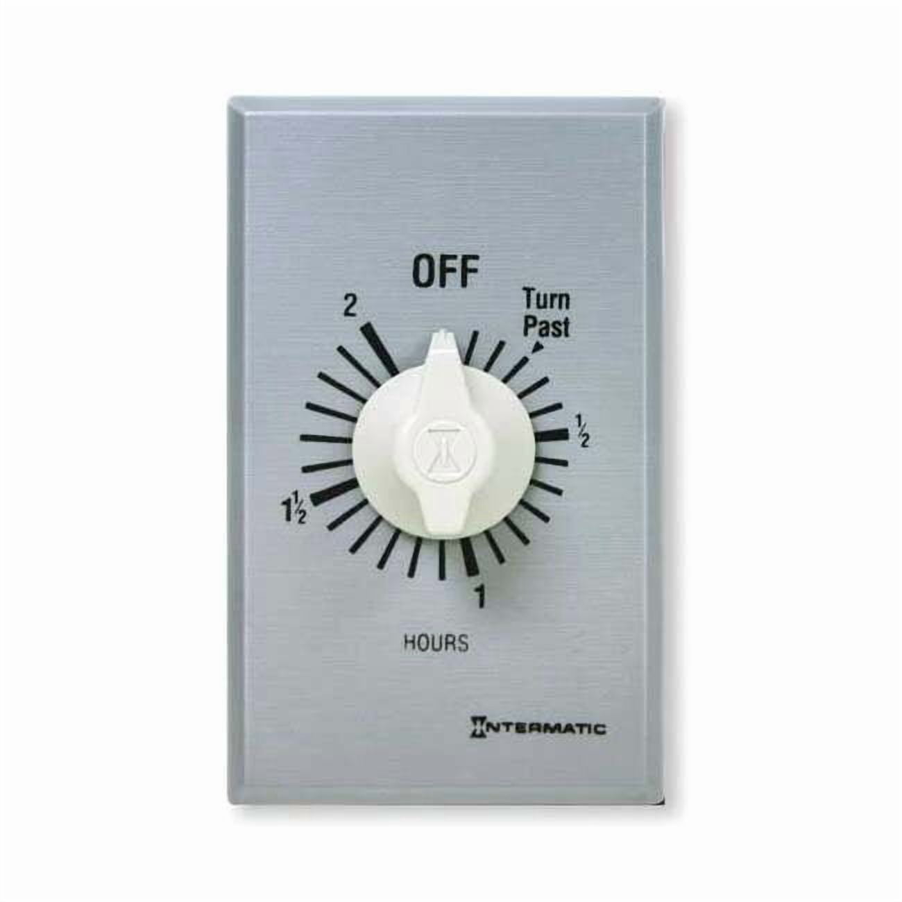 Spring Based Timer Spring Wound Countdown Timer, 2 Hr Max, SPST, 125-277V AC, Silver ...