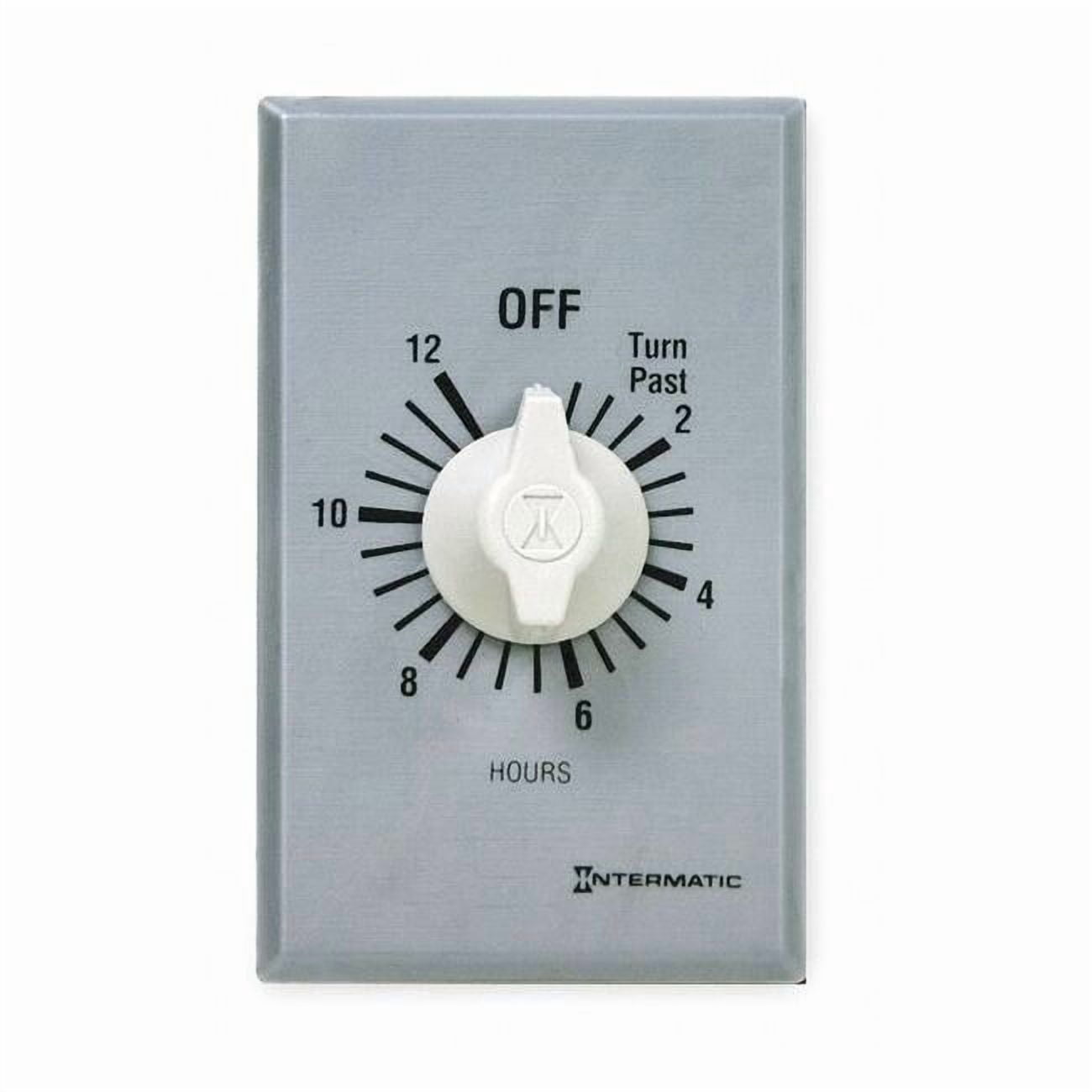 Intermatic Timer,Spring Wound,12 Hr,SPDT,Silver FF312H - Walmart.com
