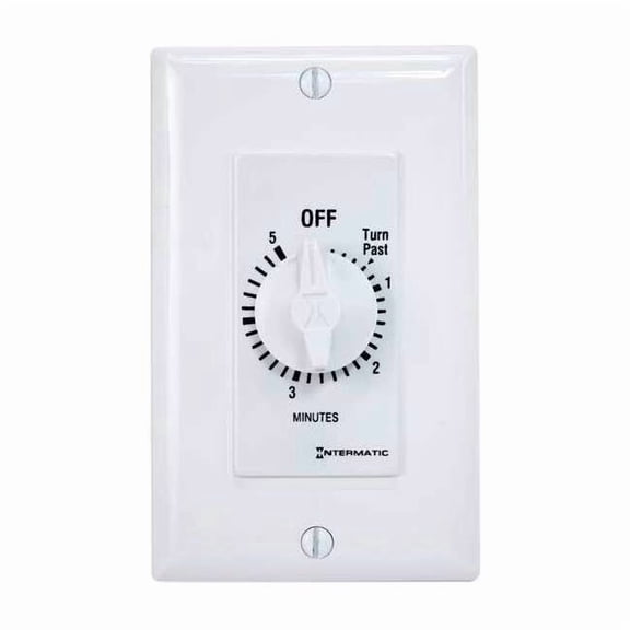 Spring-Wound Timer, White, 277V AC FD5MW