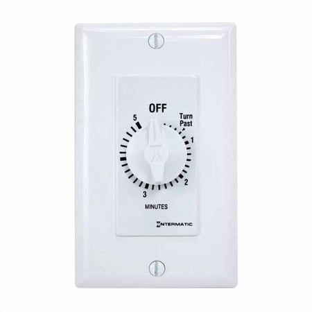 Spring-Wound Timer, White, 277V AC FD5MW
