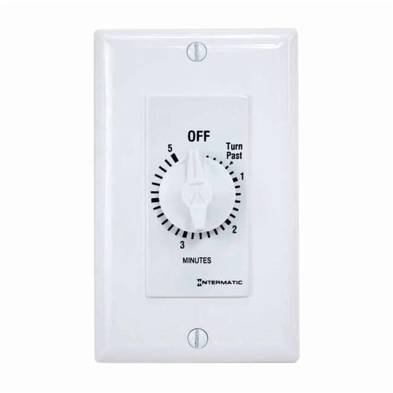 Spring-Wound Timer, White, 277V AC FD5MW