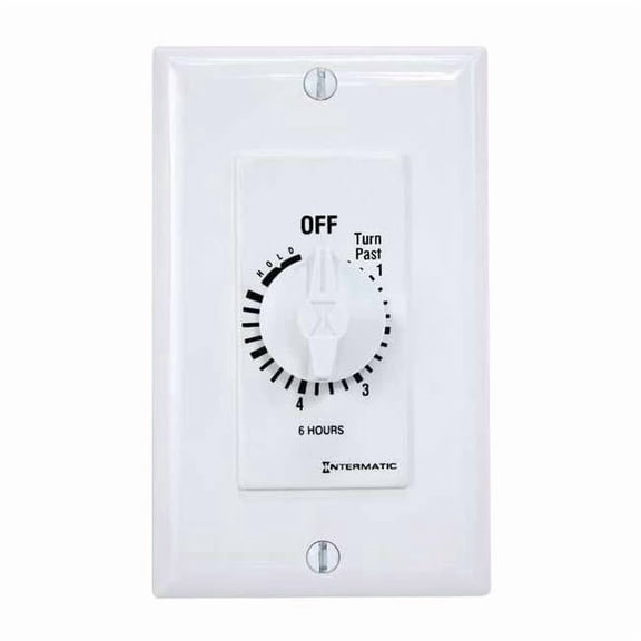 Intermatic Timer,Spring Wound,6 Hr,Hold Feature FD6HHW