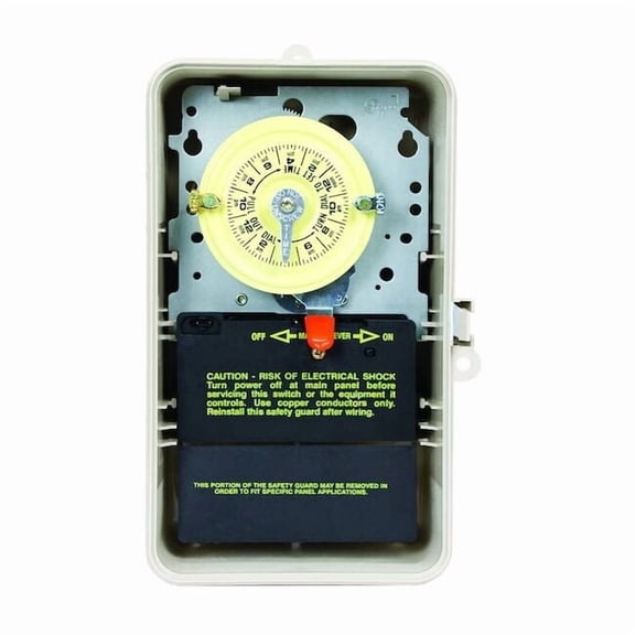 (Price/EA)Intermatic T101P3 Analog/Mechanical 120 VAC 16 A 5 hp SPST 6-1/2" x 4" x 10" Mechanical Timer Switch