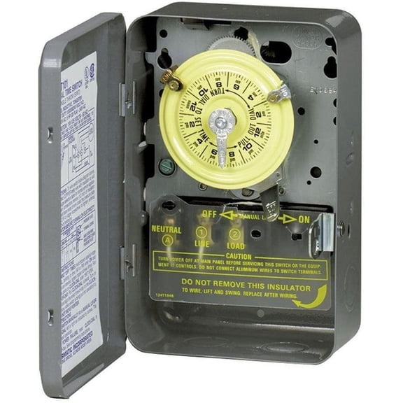 Intermatic T104 40 Amp Type 1 Steel Mechanical Timer