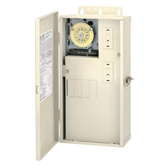 Intermatic Load Center,60A,w/T104M Mech,Versatile T21004R