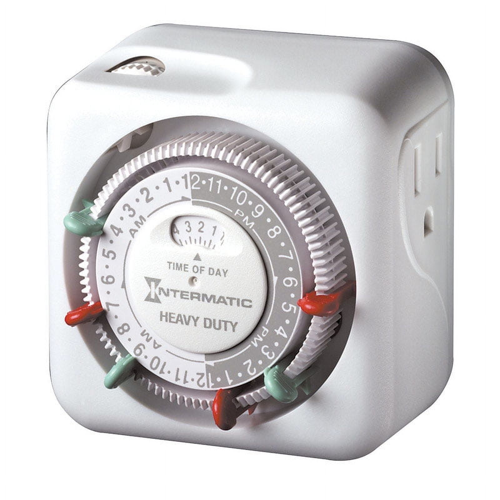 Intermatic White Heavy Duty Indoor Plug-In Timer