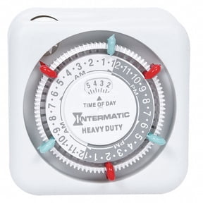 Intermatic TN311 15 Amp Heavy-Duty Indoor Mechanical Plug-In Timer
