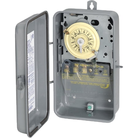 Intermatic Timer Single Pole Indoor / Outdoor On/Off 40 Amp 120 V Gray Csa, Ul Boxed