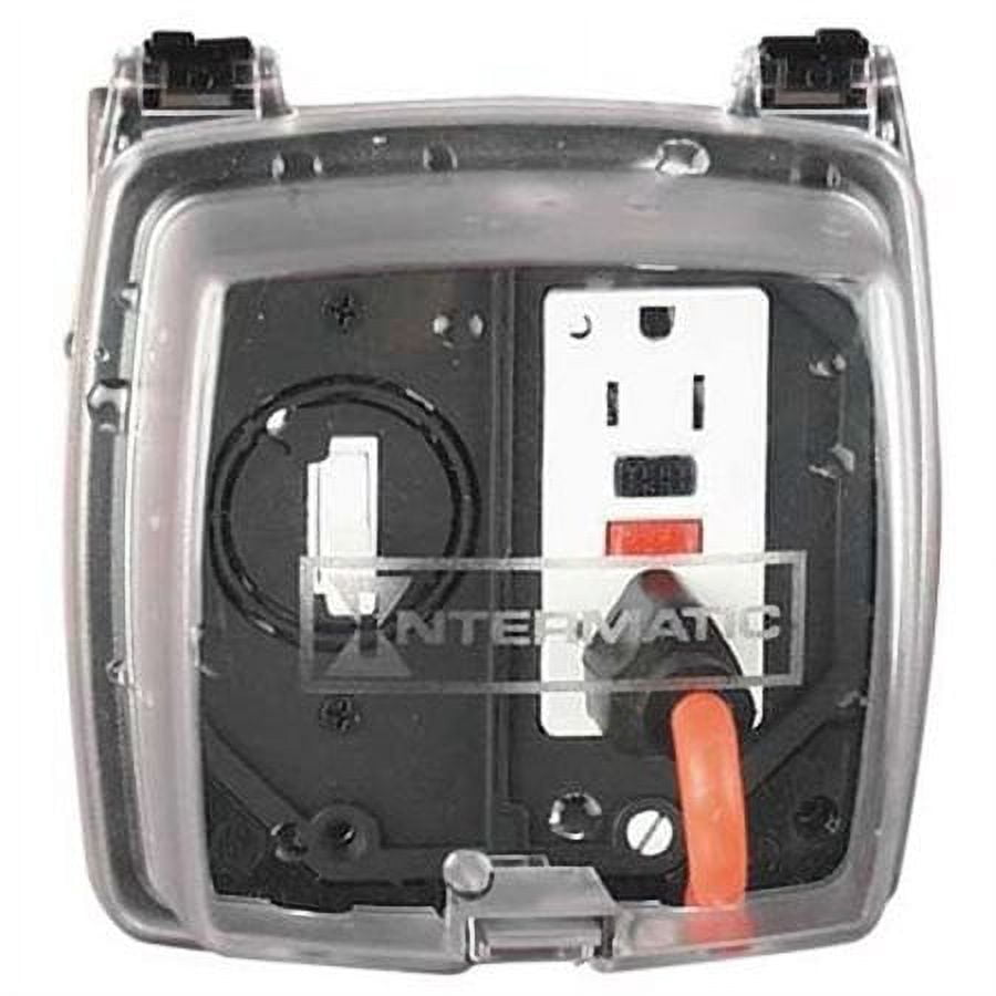 Intermatic Inc WP1220C Plastic In-Use Receptacle Cover 2-Gang In-Use - Polycarbo