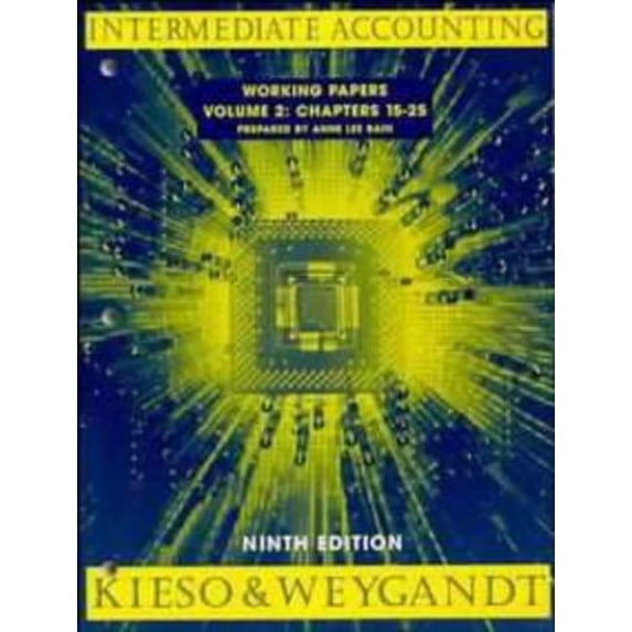 Pre-Owned Intermediate Accounting: Accounting 9e Working Papers V 2 Chapters 15–25 (WSE) Paperback