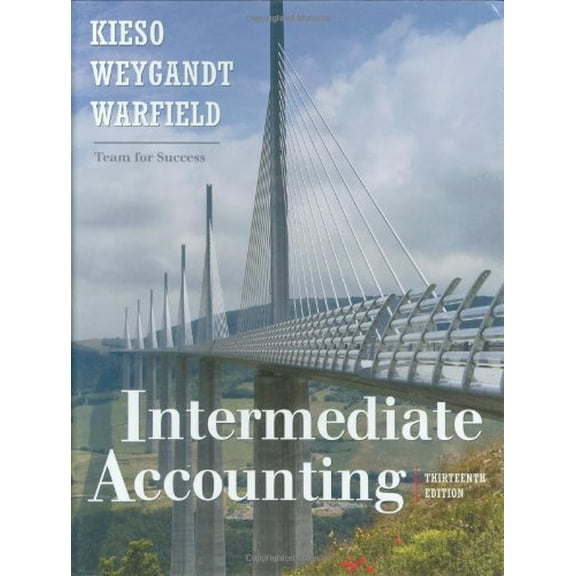 Pre-Owned Intermediate Accounting by Kieso, Weygandt, Warfield Hardcover English