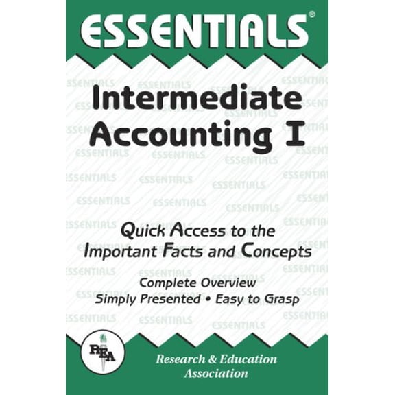 Pre-Owned Intermediate Accounting I Essentials (Paperback) 0878916822 9780878916825