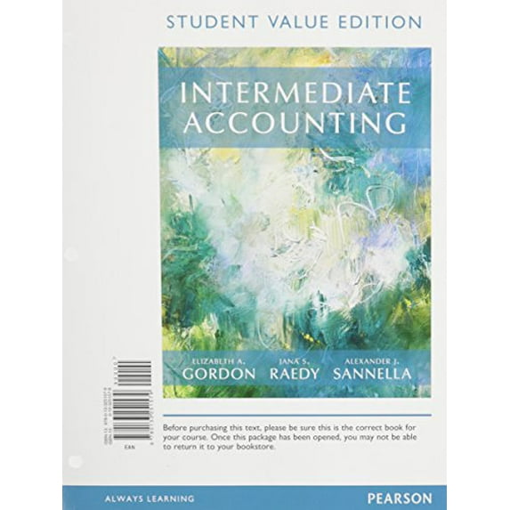Pre-Owned Intermediate Accounting, Student Value Edition Paperback