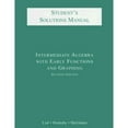 thumbnail image 1 of Pre-Owned Intermediate Algebra with Early Functions and Graphing (Paperback) 032109204X 9780321092045, 1 of 1