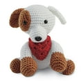 Intermediate Dog Amigurumi Crochet Kit by Loops & Threads Crochet