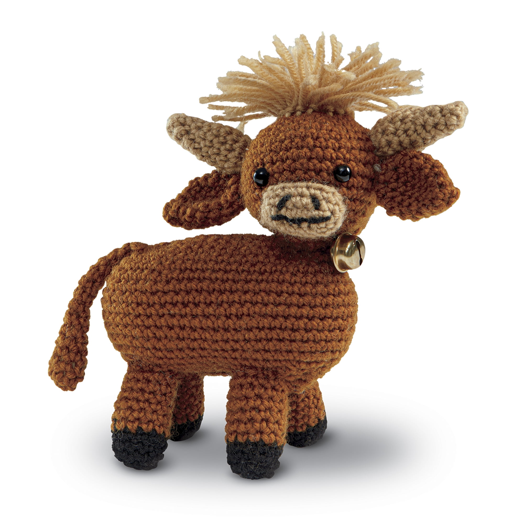 Cow Thread Intermediate Highland Cow Amigurumi Crochet Kit by Loops & Threads ...