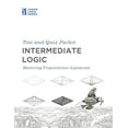 thumbnail image 1 of Pre-Owned Intermediate Logic Test &amp; Quiz, 9781591281702, 1591281709, Paperback, 3rd edition, 1 of 1