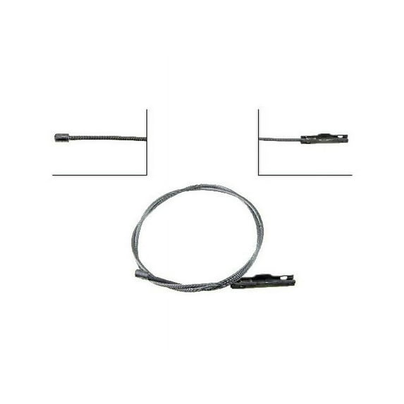 Intermediate Parking Brake Cable - Compatible with 2000 - 2002 Dodge Ram 2500 2001