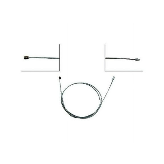 Intermediate Parking Brake Cable - Compatible with 2001 - 2011 GMC Sierra 2500 HD Crew Cab Pickup 2002 2003 2004 2005 2006 2007 2008 2009 2010