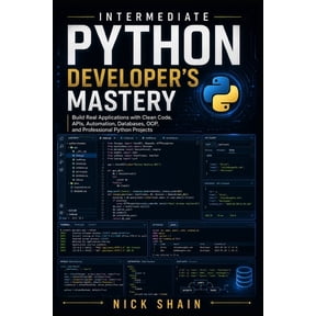 Intermediate Python Developer's Mastery: Build Real Applications with Clean Code, APIs, Automation, Databases, OOP, and , (Paperback)
