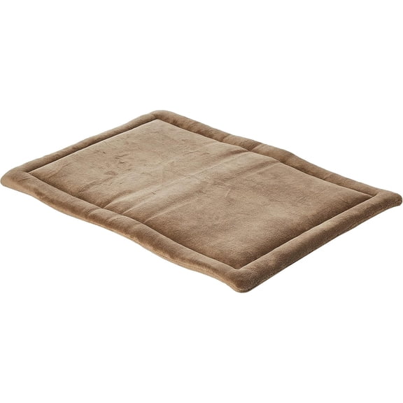 Intermediate QuietTime Taupe Micro Terry Pet Bed, Ultra-Soft & Cushioned Crate Pad for 36-inch Crates, Machine Washable