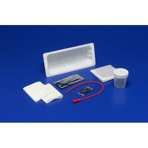 Intermittent Cath Tray Kenguard 14 Fr. Without Balloon Red Rubber, 3/Pack | 75005