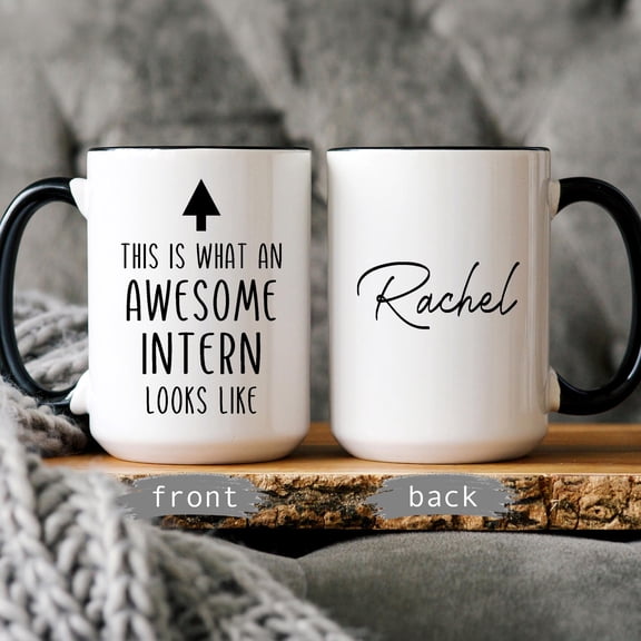 Intern Gift Appreciation Birthday Farewell Present Personalized Mug