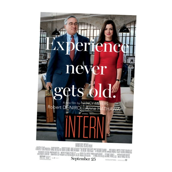 Intern The Movie Poster Reprint 27inx40in for any room 27x40 Multi-Color Square Adults Poster Time