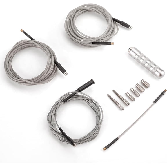 Internal Cable Routing Kit - 8.2ft Guide Cables for Smooth Internal Frame Cable, Wire & Housing Routing, Compatible with Di2, EW-SD300 and Brake Hose