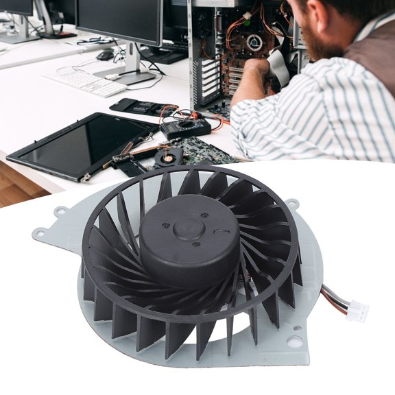 Internal Cooling Fan For Systems, Improves Heat Dissipation, Reduces Temperature, Simple 3,Pin Setup