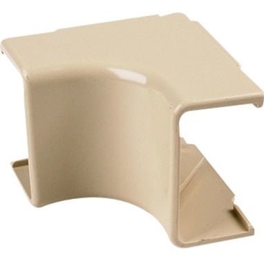Internal Corner Cover, 3/4", 1" Bend Radius, PVC, Ivory