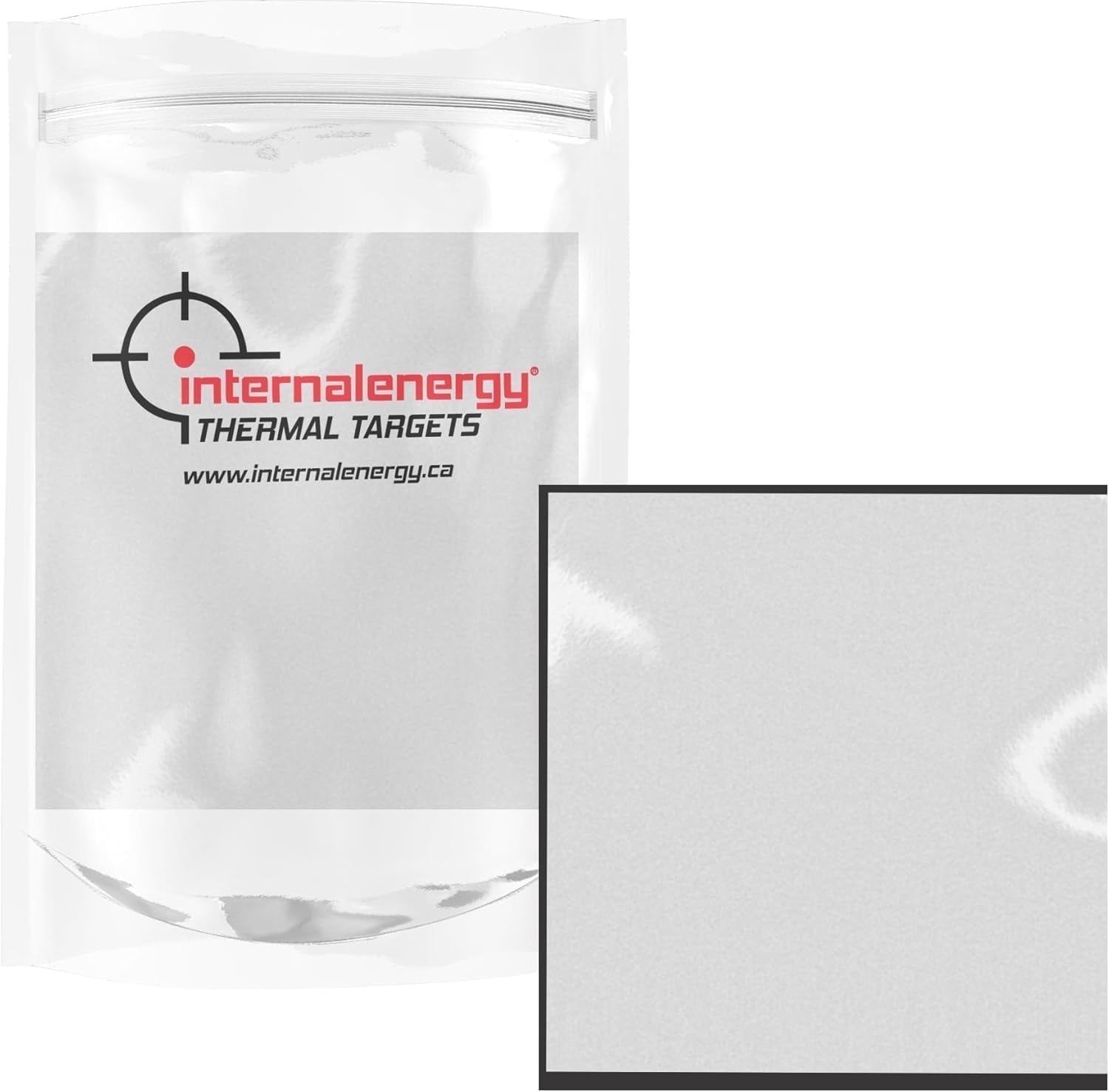 InternalEnergy - Night Vision Zeroing Targets - 30 Pack - Night Vision Range Targets for Shooting Rifle - Extra-Bright Squares