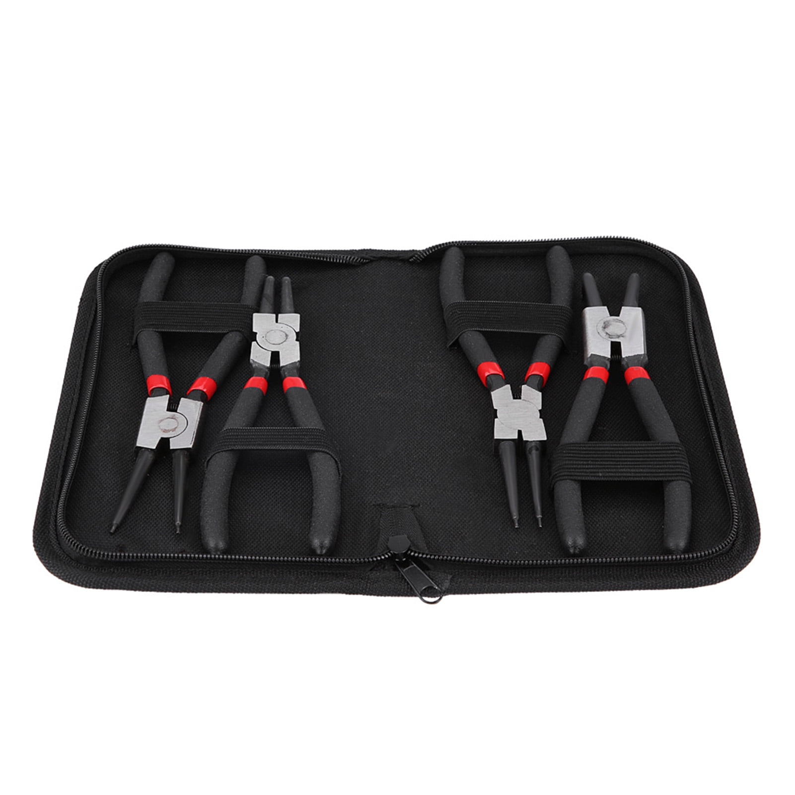 10-Piece Snap Ring Pliers Set With Straight & Bent Tips - Retaining Ring Pliers W/Hook & Pick Tools