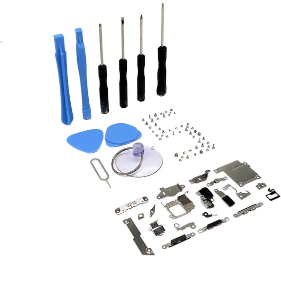 Internal Metal Plate Cover Parts for iPhone 5,Bracket Replacement Inlcuding Complete Full Screw Set and Reapir Tool Kit for iPhone 5