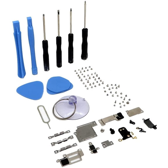 Internal Metal Plate Cover Parts for iPhone 6S,Bracket Replacement Inlcuding Complete Full Screw Set and Reapir Tool Kit for iPhone 6S