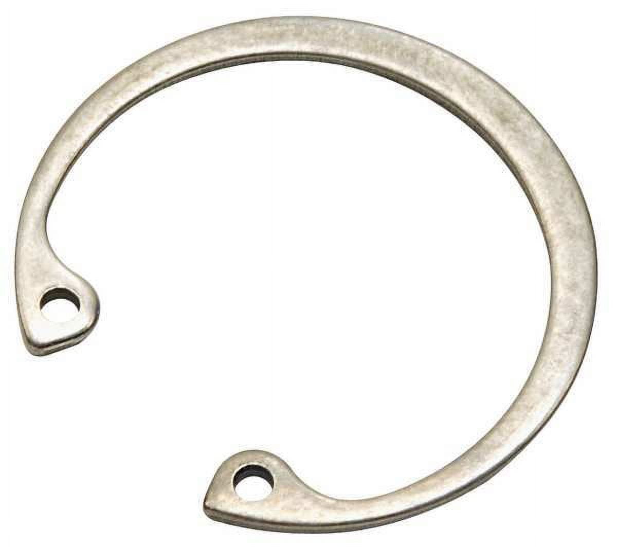Internal Retaining Ring, Stainless Steel, Plain Finish, 3 in Bore Dia ...