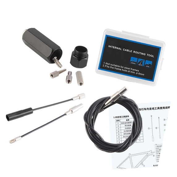 Internal Routing Guide Tool for Bicycles Frame Hydraulic Wire Install