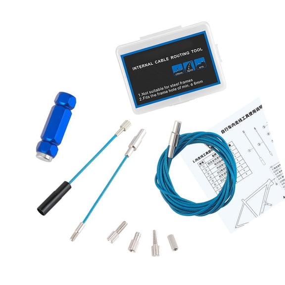Internal Routing Guide Tool for Bicycles Frame Hydraulic Wire Install