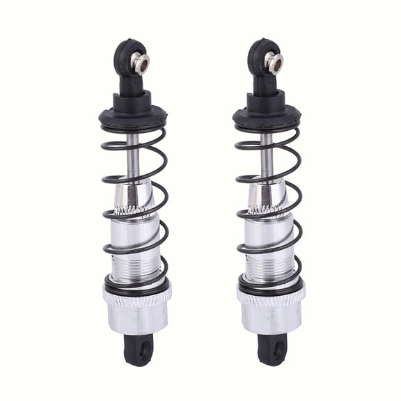 Internal Spring Adjustable Shock Absorber Upgrade Accessory Set for Tamiya CC01 1/10 RC Car (3.3 inches / 83mm, Silver, 2-Pack)