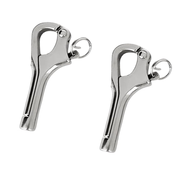 Internal Thread Hook Hardware, Stainless Steel Release Connector for Wire Rope Railing and Marine Use, 2 Pack