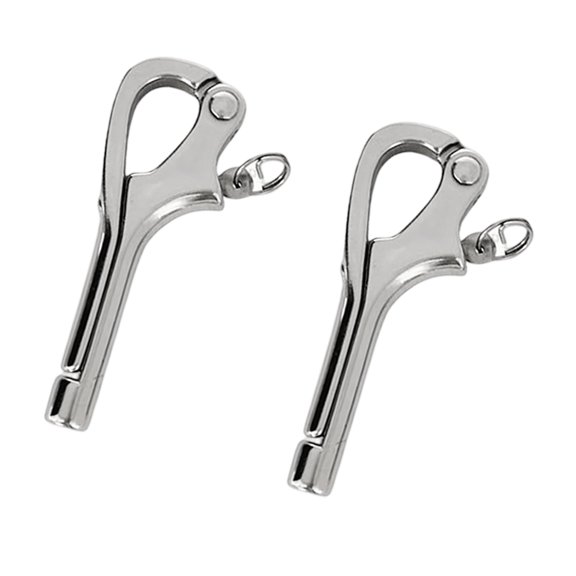 Internal Thread Hook Hardware, Stainless Steel Release Connector for Wire Rope Railing and Marine Use, 2 Pack