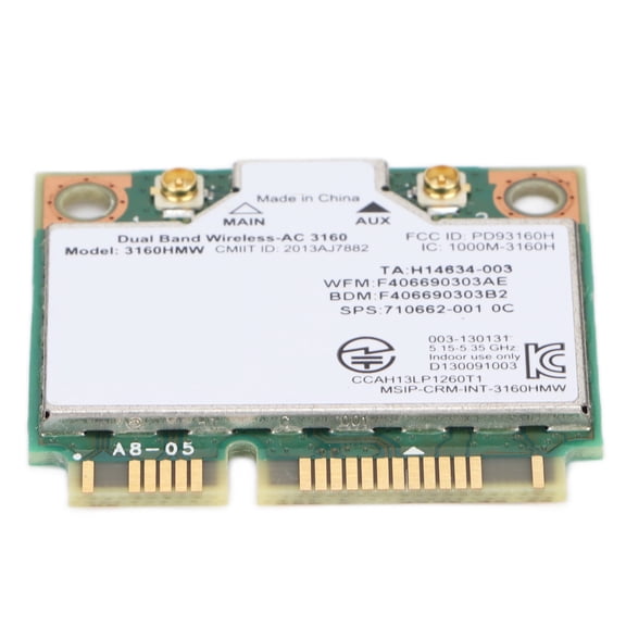 Internal Wireless Network Card Dual Band 2.4GHz 5GHz WiFi Laptop Adapter Computer Components 150Mbps 433Mbps Bluetooth 4.0 universal replacement accessories
