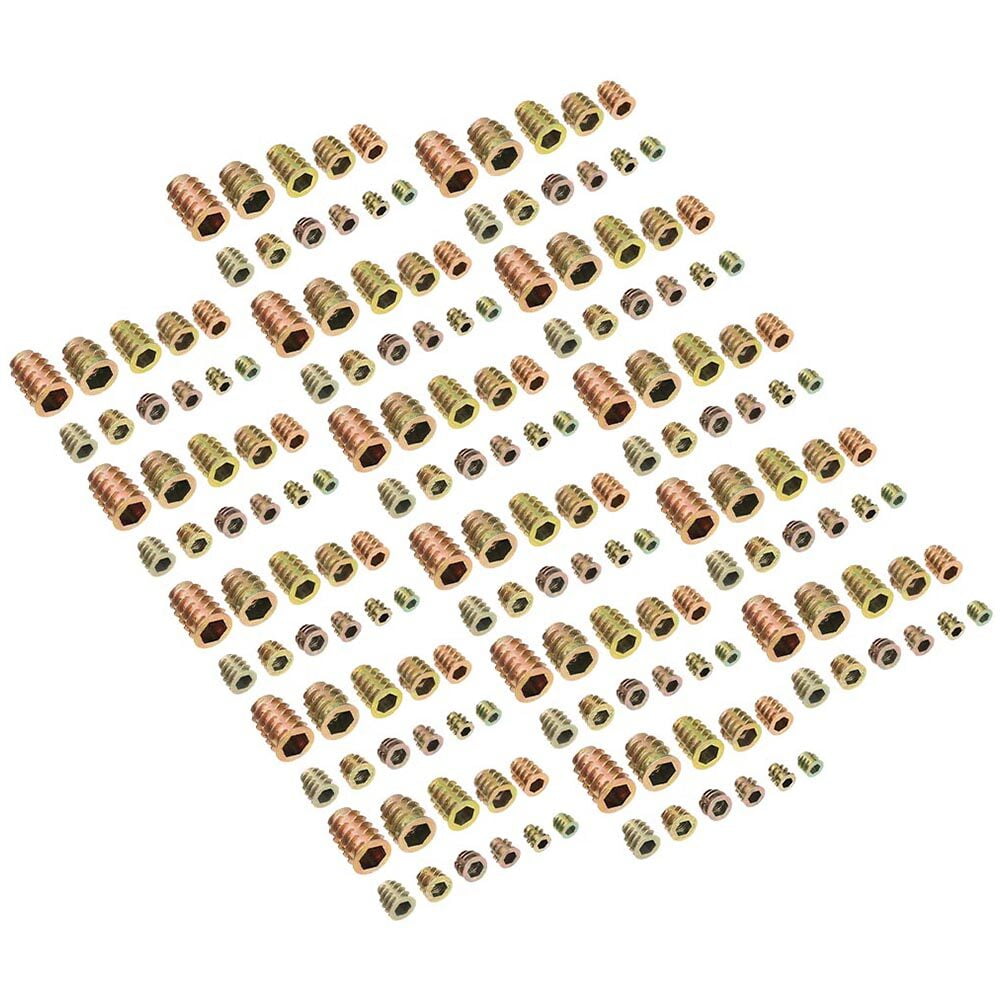 Internal and External Tooth Nut 70 Pcs Hex Drive Head Screw Fittings