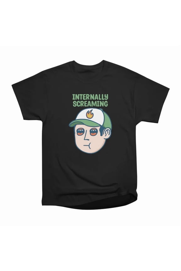 Internally Screaming T-Shirt Tee Gift For Him Merch For Her Apparel For Friend