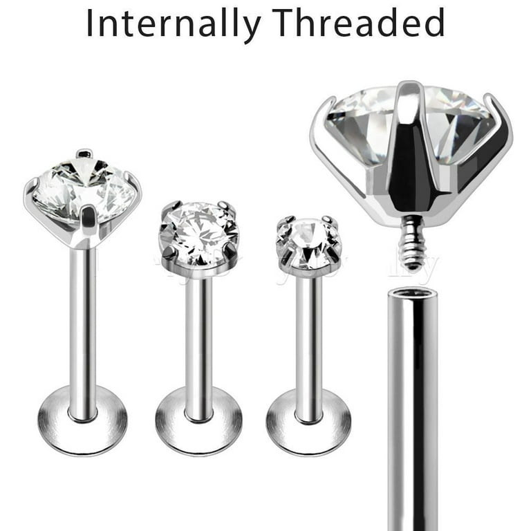 Internally threaded labret deals