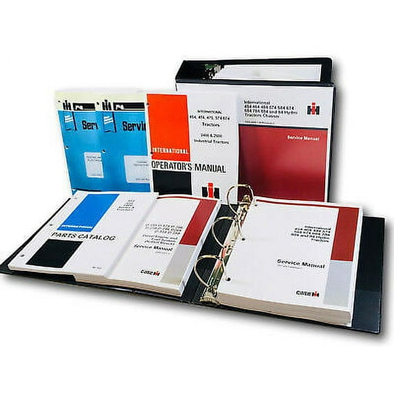 International 454 Diesel Tractor Service Operators Parts Manual Set Repair Shop