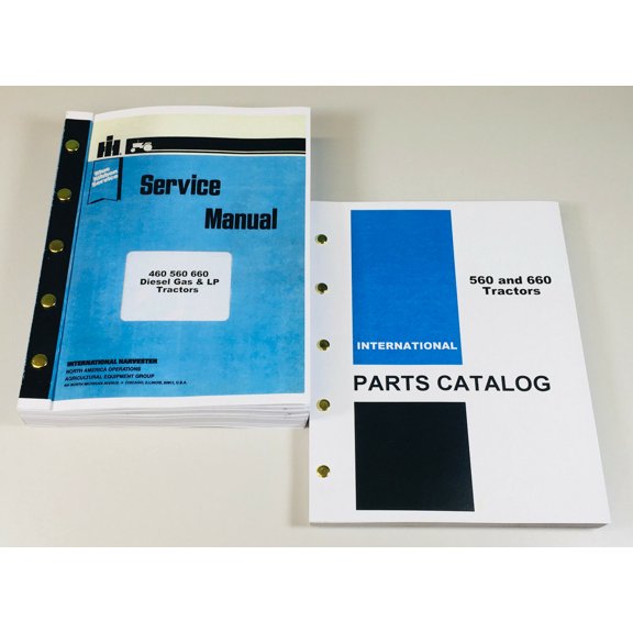 International 660 Diesel Gas Tractor Service Repair Shop Manual